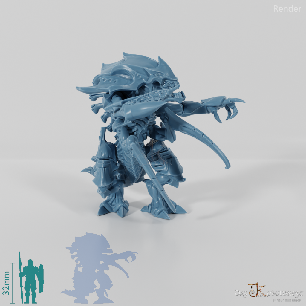 The Hive - Warrior 03 with Larva Launcher C