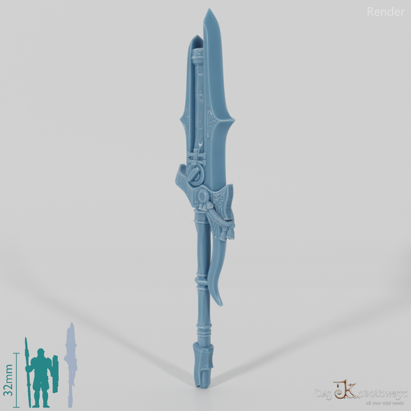 Valiant Hero - Weapon - Gunspear (ohne Hand)