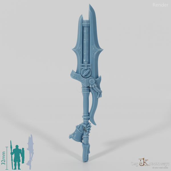 Valiant Hero - Weapon - Gunspear (abgewinkelte Hand 2)