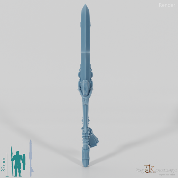 Valiant Hero - Weapon - Gunspear (abgewinkelte Hand 2)