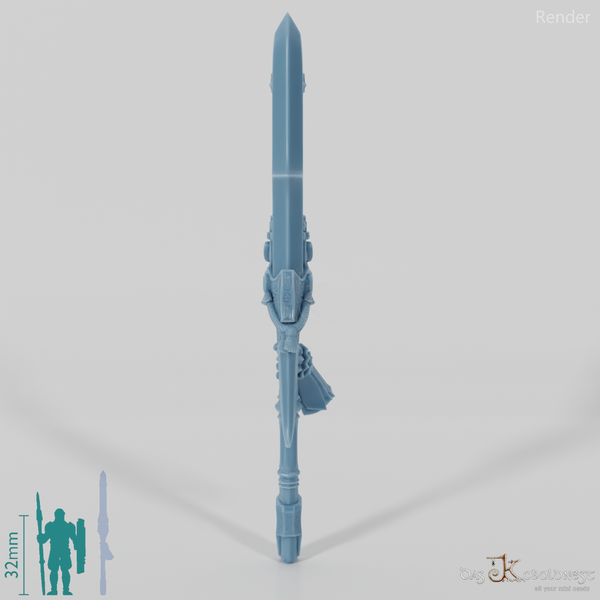 Valiant Hero - Weapon - Gunspear (abgewinkelte Hand)