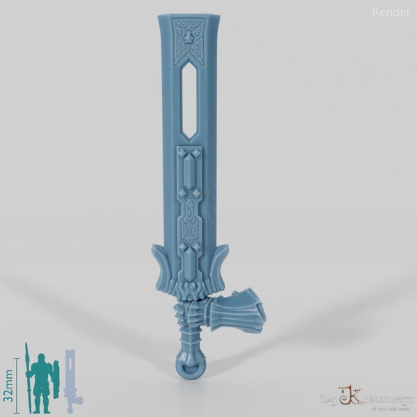 Valiant Hero - Weapon - King Sword (gerade Hand)