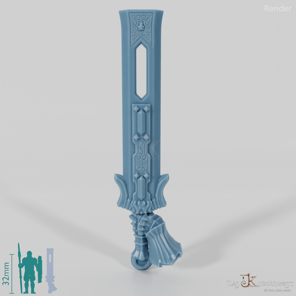 Valiant Hero - Weapon - King Sword (angled hand)