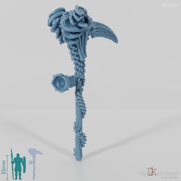 Vile Hero - Weapon - Scythe, Crow (straight hand)