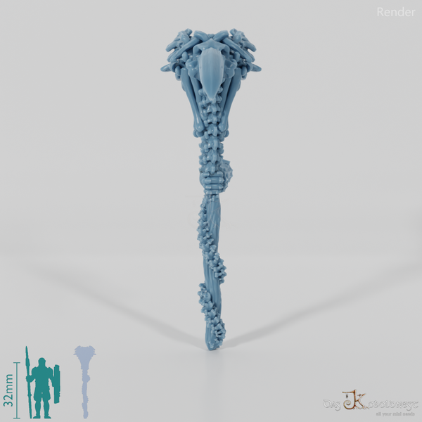 Vile Hero - Weapon - Scythe, Crow (straight hand)