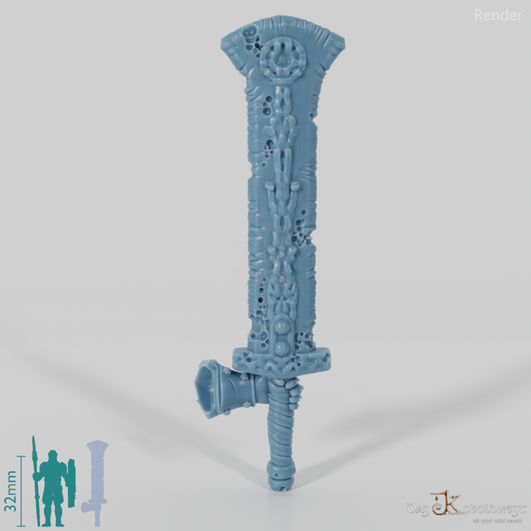 Vile Hero - Weapon - Steel Paddle (gerade Hand)