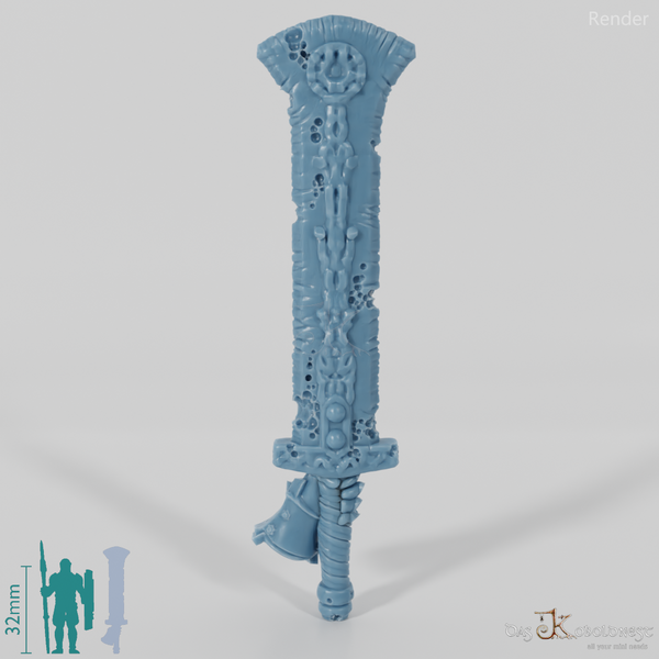 Vile Hero - Weapon - Steel Paddle (angled hand)