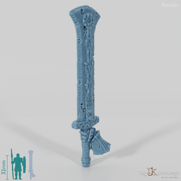 Vile Hero - Weapon - Steel Paddle (angled hand)