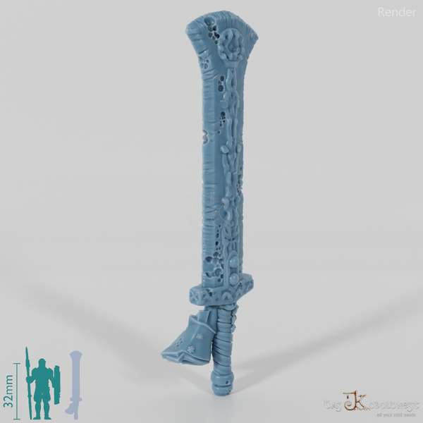 Vile Hero - Weapon - Steel Paddle (angled hand)