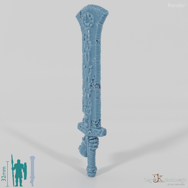 Vile Hero - Weapon - Steel Paddle (angled hand)