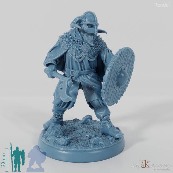 Wikinger-Krieger vom Weißbärenclan 03