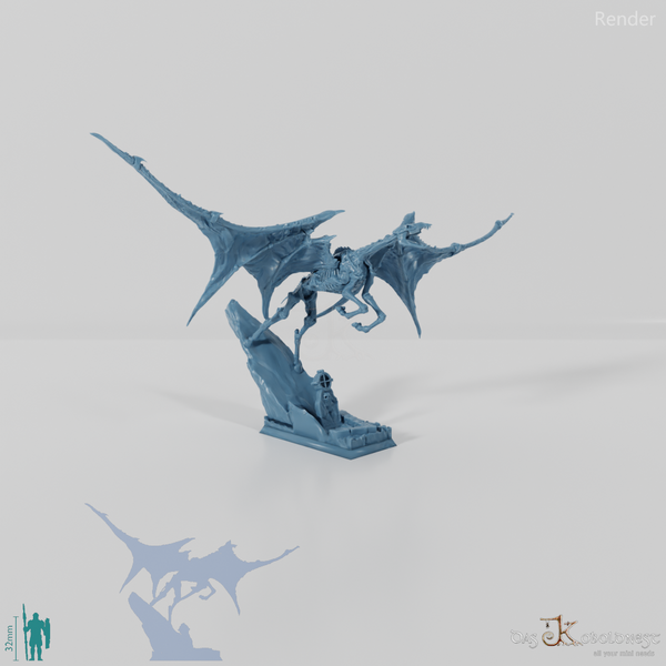 Untoter Skelettpegasus