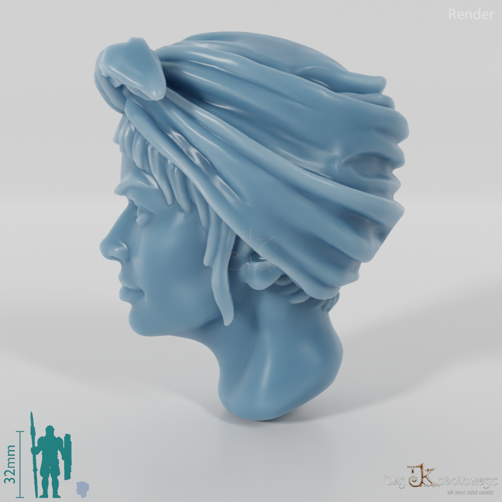 Woman's head - headscarf