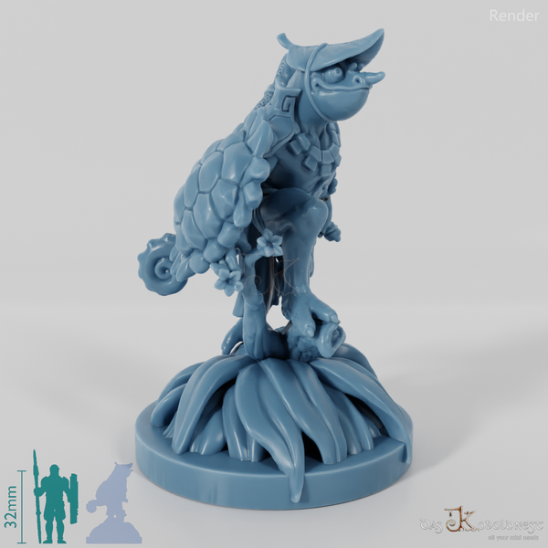 Xuchatla, Lizardfolk Rogue with Dagger (Pose 2)