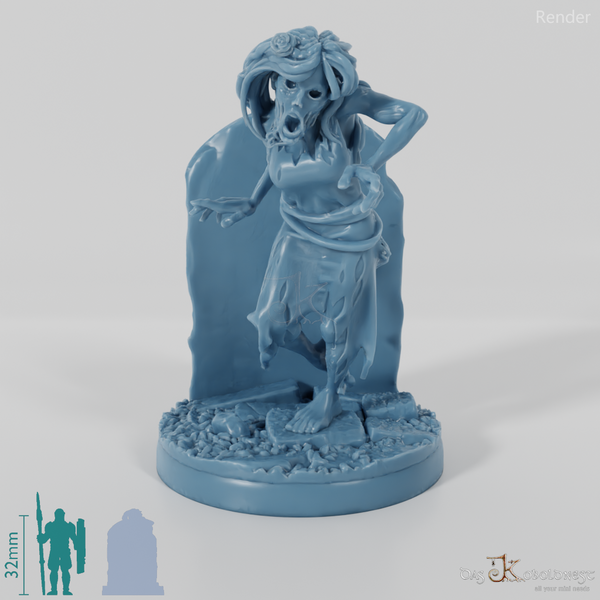 Auferstandener Zombie - Weiblich 02