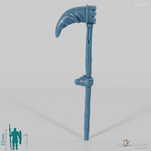 Halfling fruit picker with hand