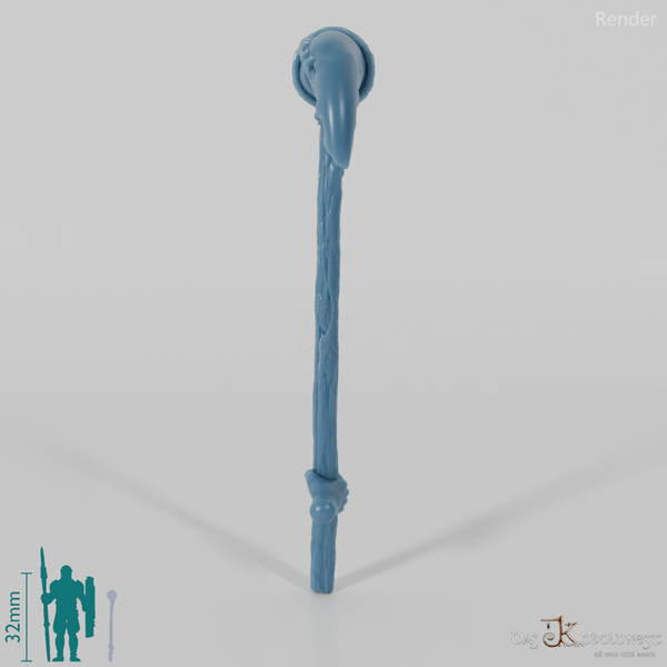 Halfling fruit picker, gripped below with hand