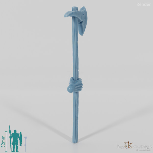 Geister-Axt A mit Hand