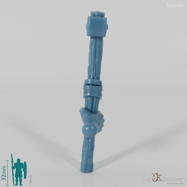 Halfling ax A with hand