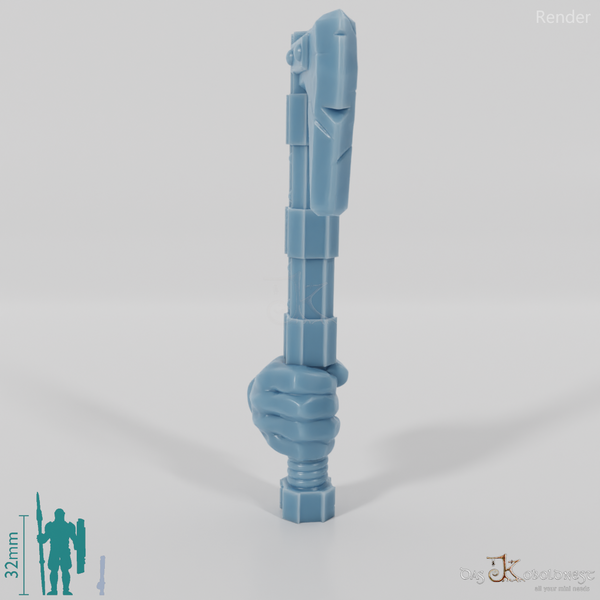 Dwarven ax A with hand