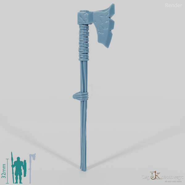 Ghost ax B with hand