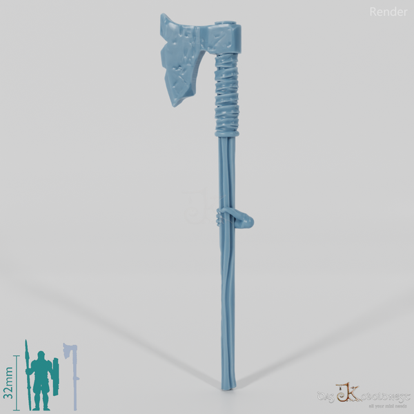 Ghost ax B with hand