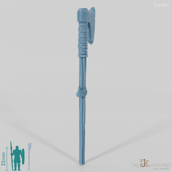 Ghost ax B with hand