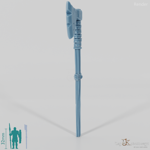 Ghost ax B with hand