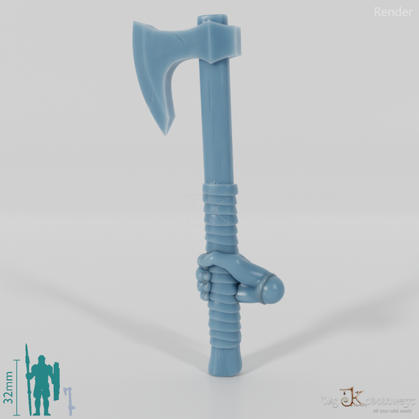 Rider ax 2 with hand