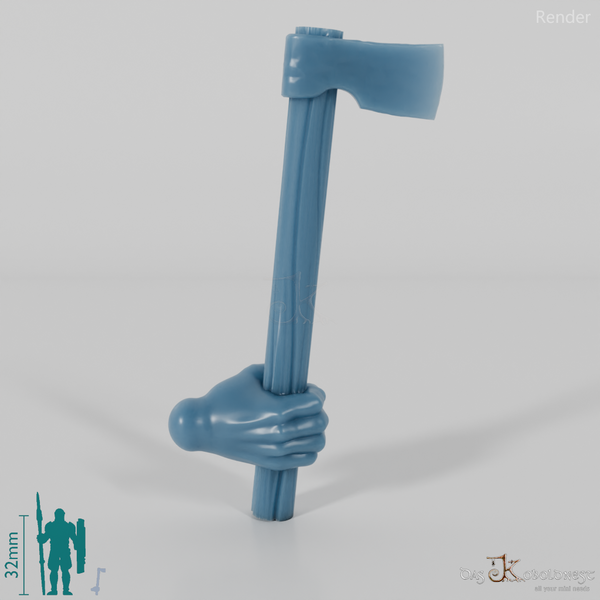 Halfling ax B with hand