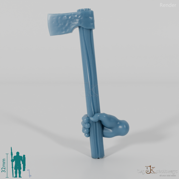 Halfling ax B with hand
