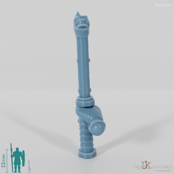 Dwarven ax C with hand