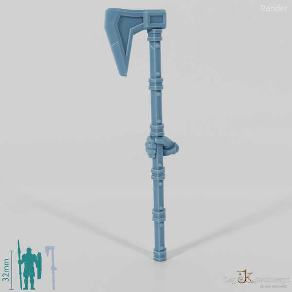 Dwarven Dane ax with hand
