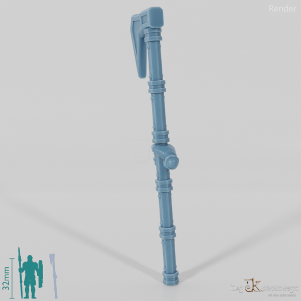 Dwarven Dane ax with hand