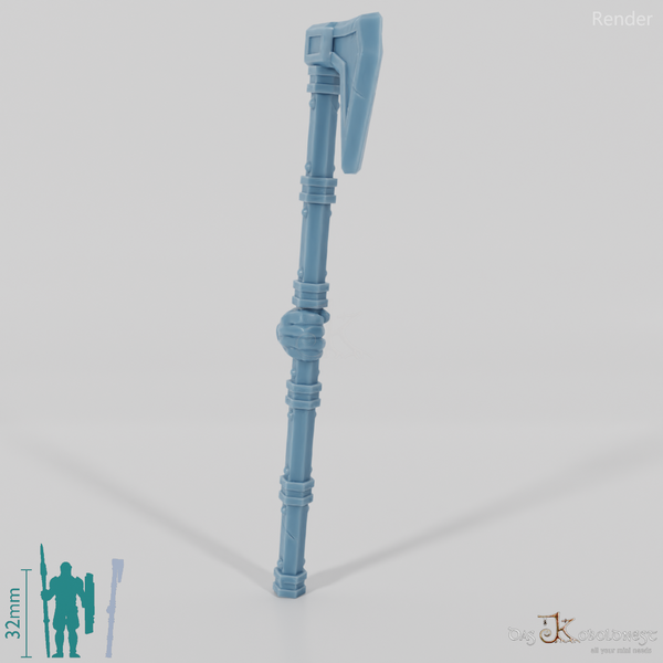 Dwarven Dane ax with hand