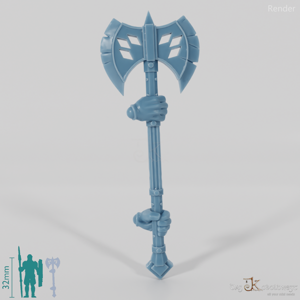 Zwergenstreitaxt (Schartig) - Zweihändig