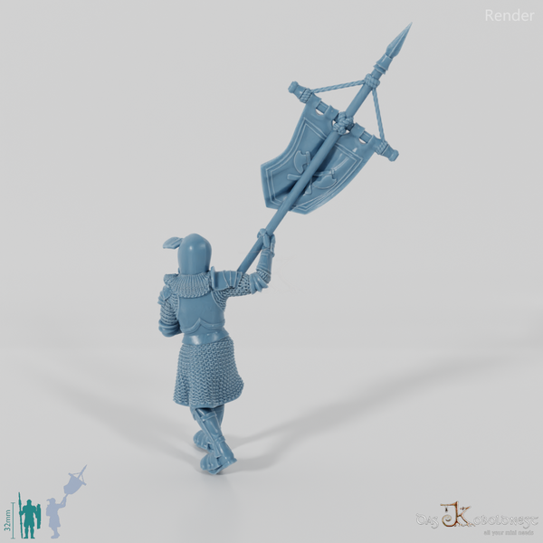 Axtkrieger der Lehnsgüter - Bannerträger