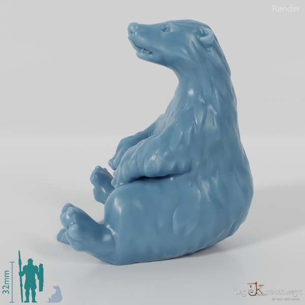 Badger - Sitting badger