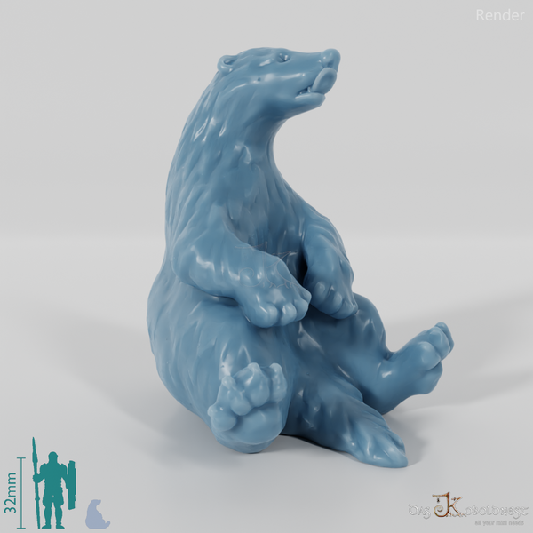 Badger - Sitting badger