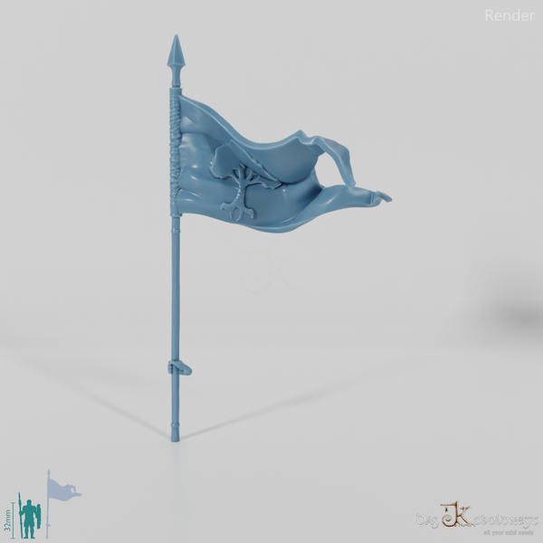 Human Banner A, Emblem with Hand (Gonthan)