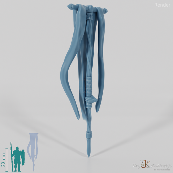 Elf banner with hand