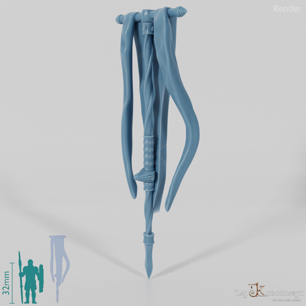 Elf banner with hand