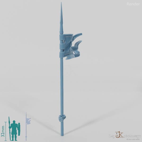 Reitervolk-Banner mit Hand