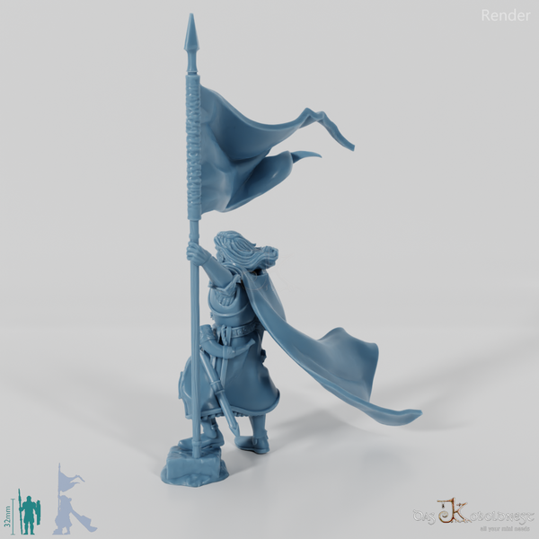 Barazan, Gonthan military leader with banner