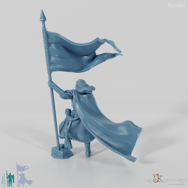 Barazan, Gonthan military leader with banner