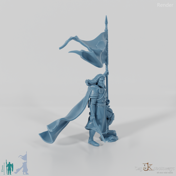 Barazan, Gonthan military leader with banner