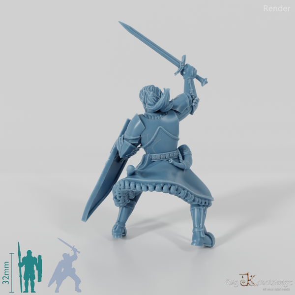 Barazan, Gonthan commander with sword (mounted)