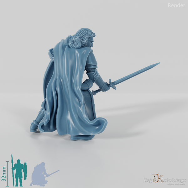 Barazan, Gonthan military leader with sword