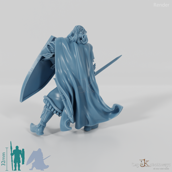 Barazan, Gonthan military leader with sword