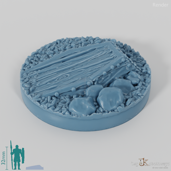 Cemetery bases (round)